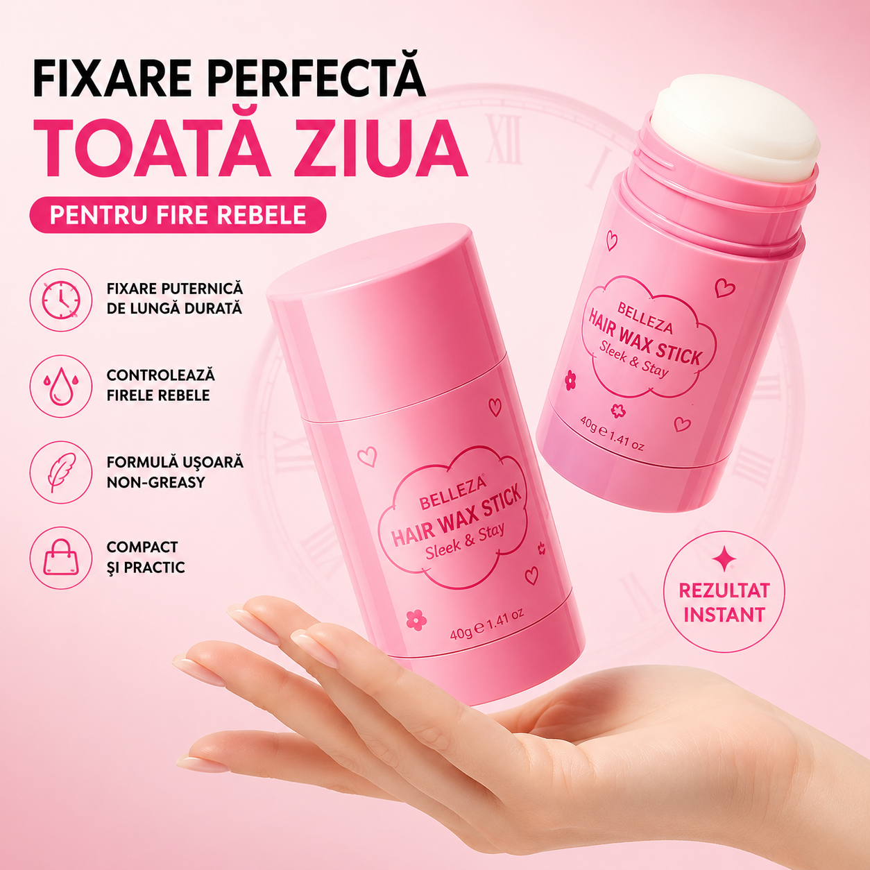 Stick Anti-Fire Rebele – Păr Neted în 10 Secunde