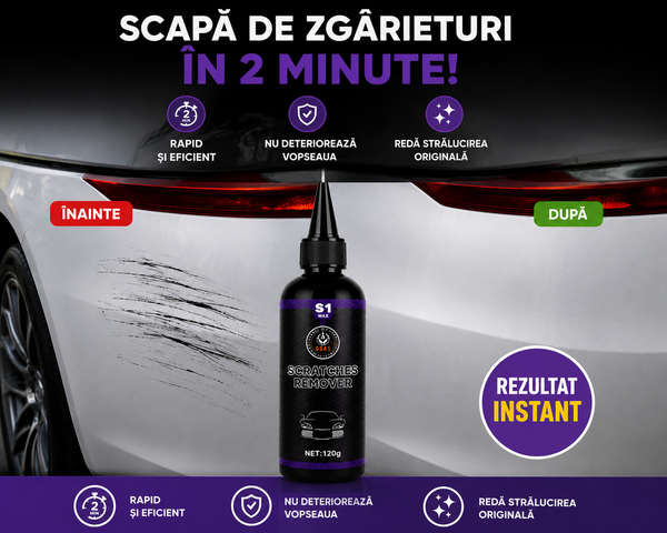 Soluție Magică Împotriva Zgârieturilor Auto